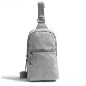 VERA BRADLEY Lighten Up Essential Sling Backpack Medium Heather Grey